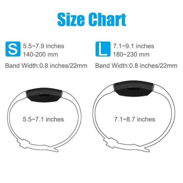 Silicone Replacement Wrist Strap for Fitbit Inspire Series - Image 7