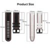 QuickFit Leather & Silicone Strap for Garmin Fenix Series - 22mm/26mm - Image 5
