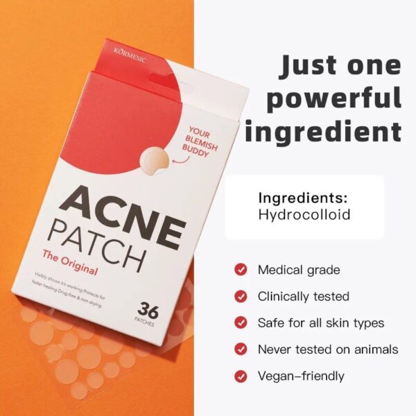 36 Patches/Box Hydrocolloid Acne Pimple Patch - Image 5