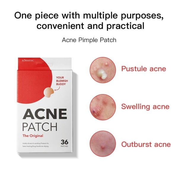 36 Patches/Box Hydrocolloid Acne Pimple Patch - Image 4