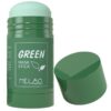 2023 Organic Green Tea Mud Mask Stick - 40g Hydrating and Acne-Fighting Clay Mask for Women