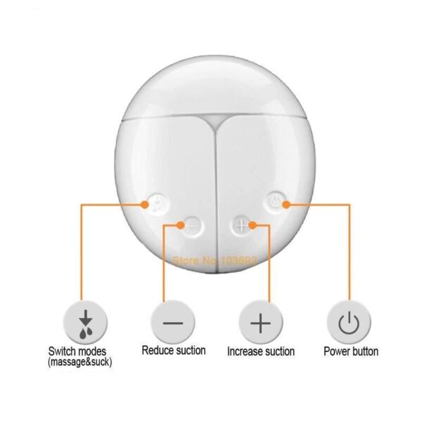 USB Rechargeable Double Electric Breast Pump with Nursing Pads & Milk Storage Set - Image 4