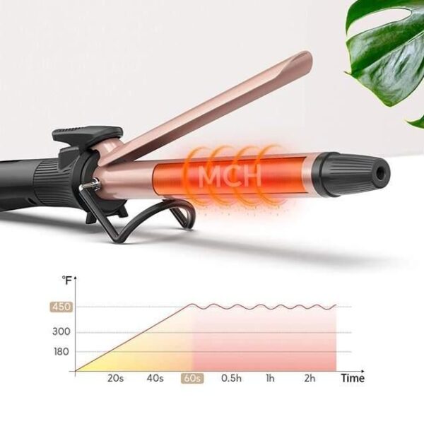 Adjustable Temperature Ceramic Hair Curler - Image 6